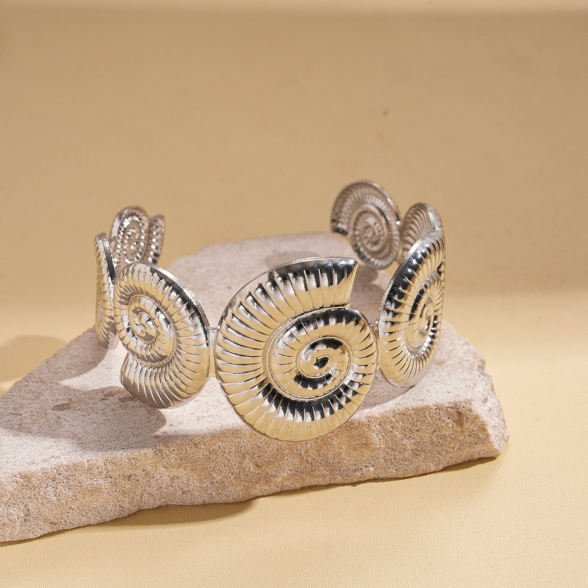 For Bangle In Golden Metal, Stylish And Durable Accessory For Everyday Wear