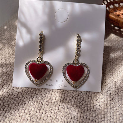 Bow Tie Stud Earrings For Women In Red, Stylish And Elegant Accessory