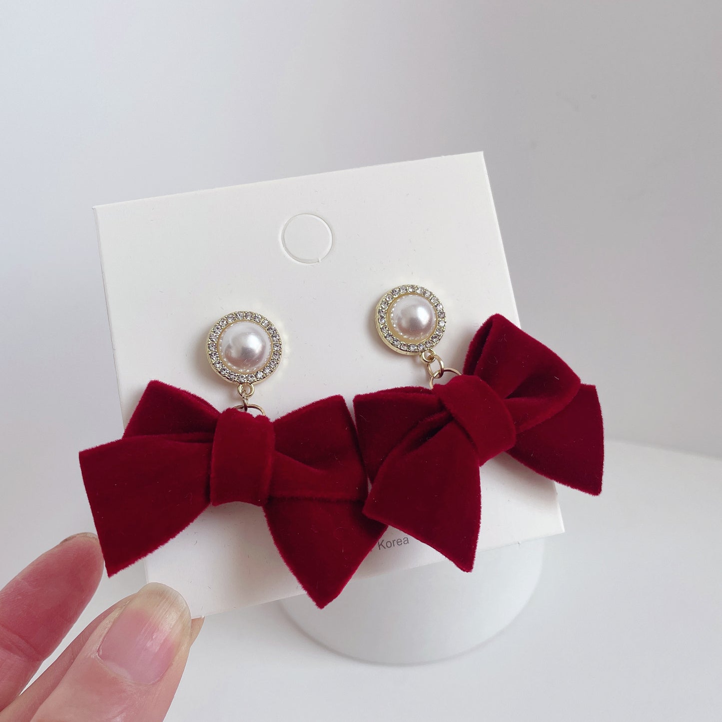 New Year Bow Tie Stud Earrings For Stylish Celebrations