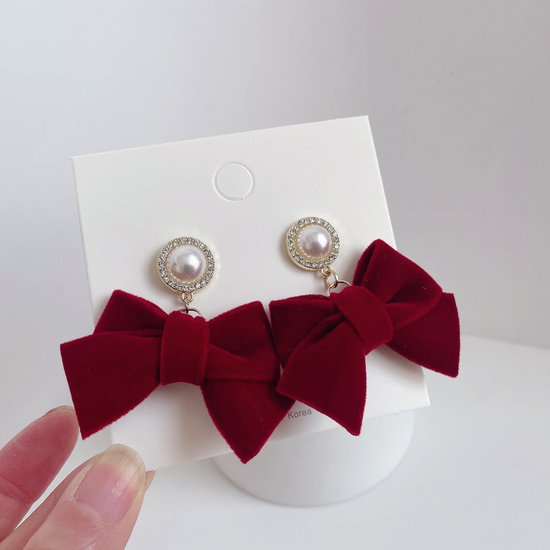 New Year Bow Tie Stud Earrings For Stylish Celebrations