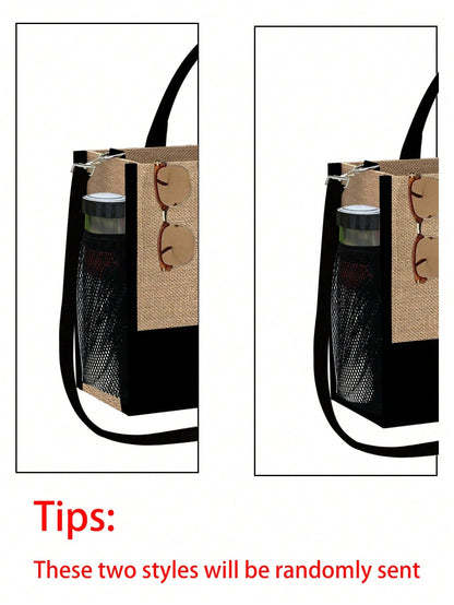 Unisex Polyester Shoulder Bag In Square Shape For All Seasons