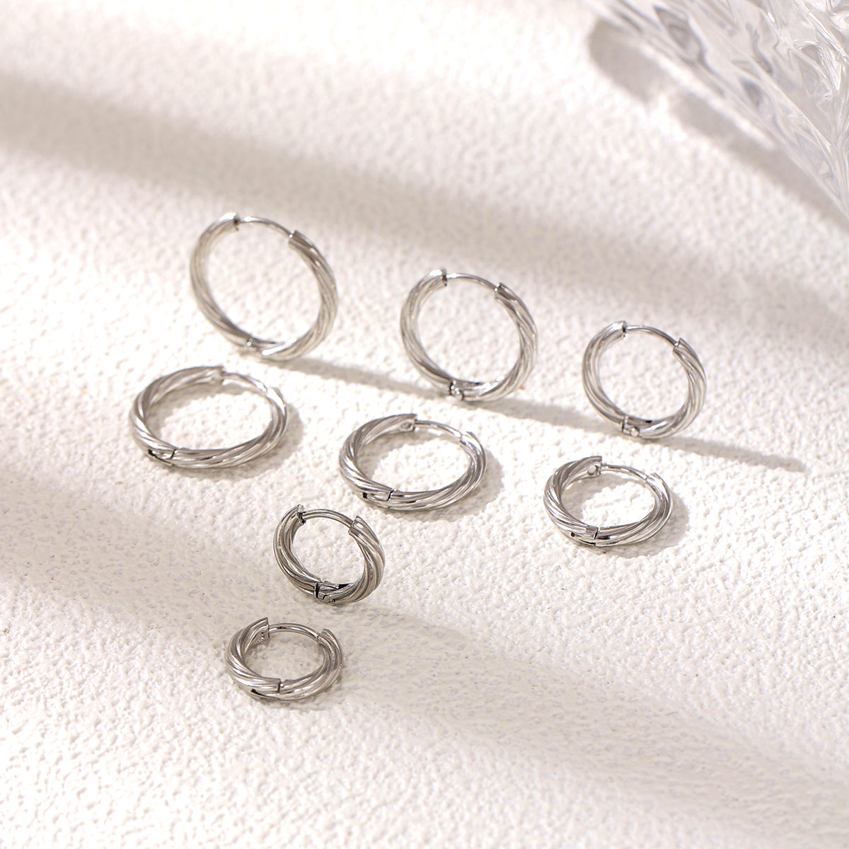 Geometric Earrings For Women Featuring Electroplated 304 Stainless Steel With 18K Real Gold Plated PVD Coating