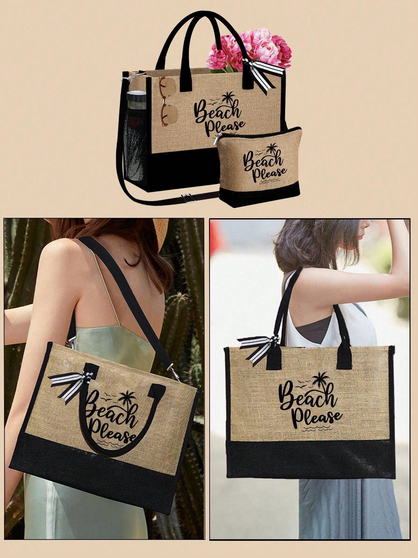 Unisex Polyester Shoulder Bag In Square Shape For All Seasons