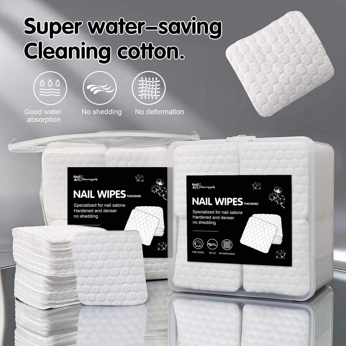 Nail Tools Featuring Nail Wipes For Professional And Home Manicure Use