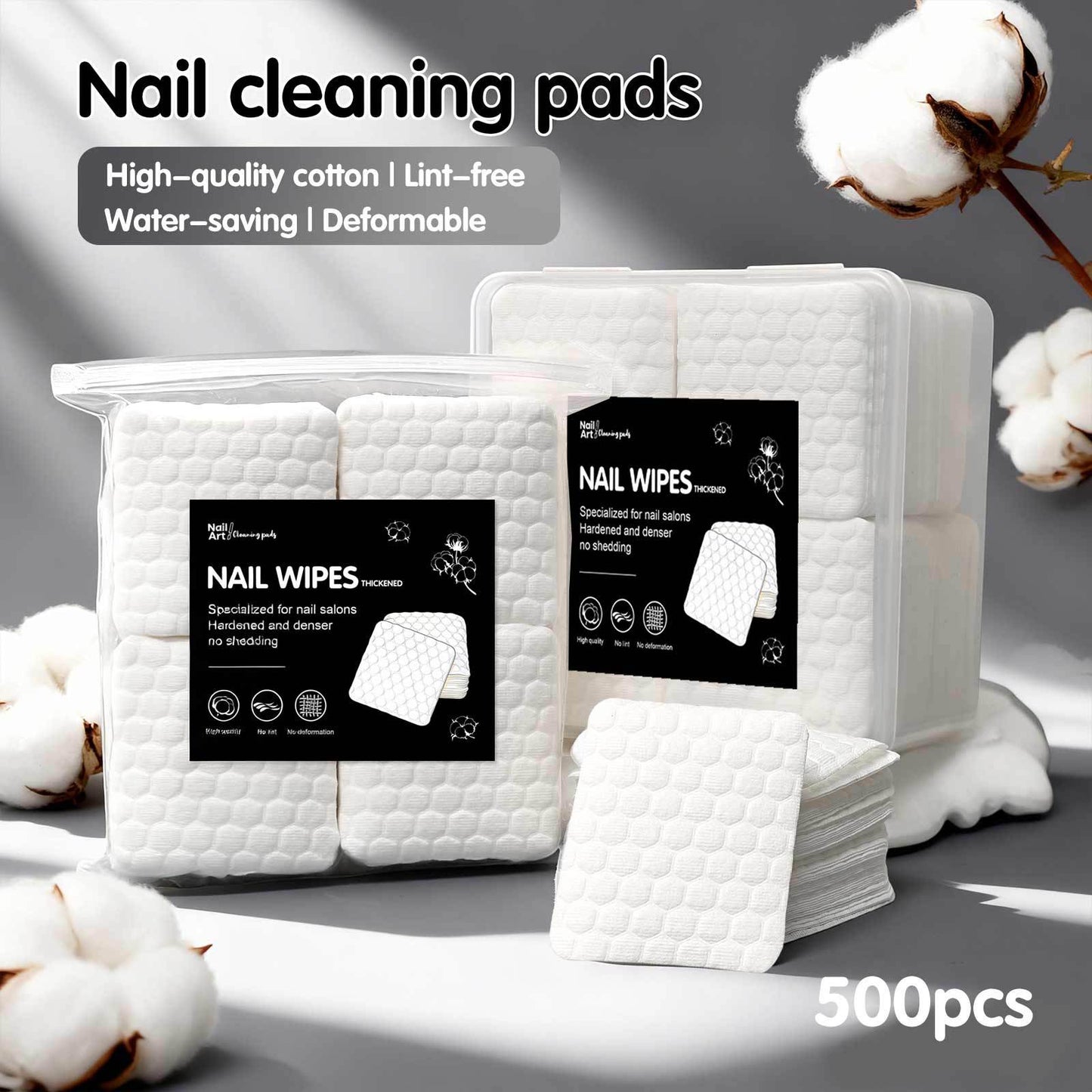 Nail Tools Featuring Nail Wipes For Professional And Home Manicure Use