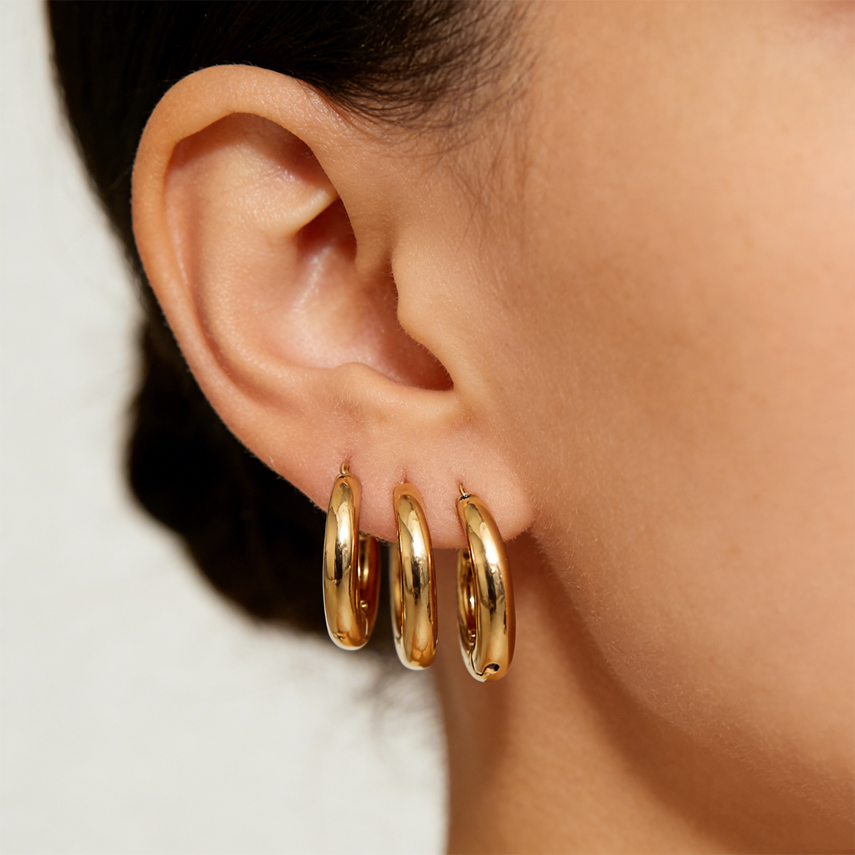 Geometric Earrings For Women Featuring Electroplated 304 Stainless Steel With 18K Real Gold Plated And PVD Coated Finish