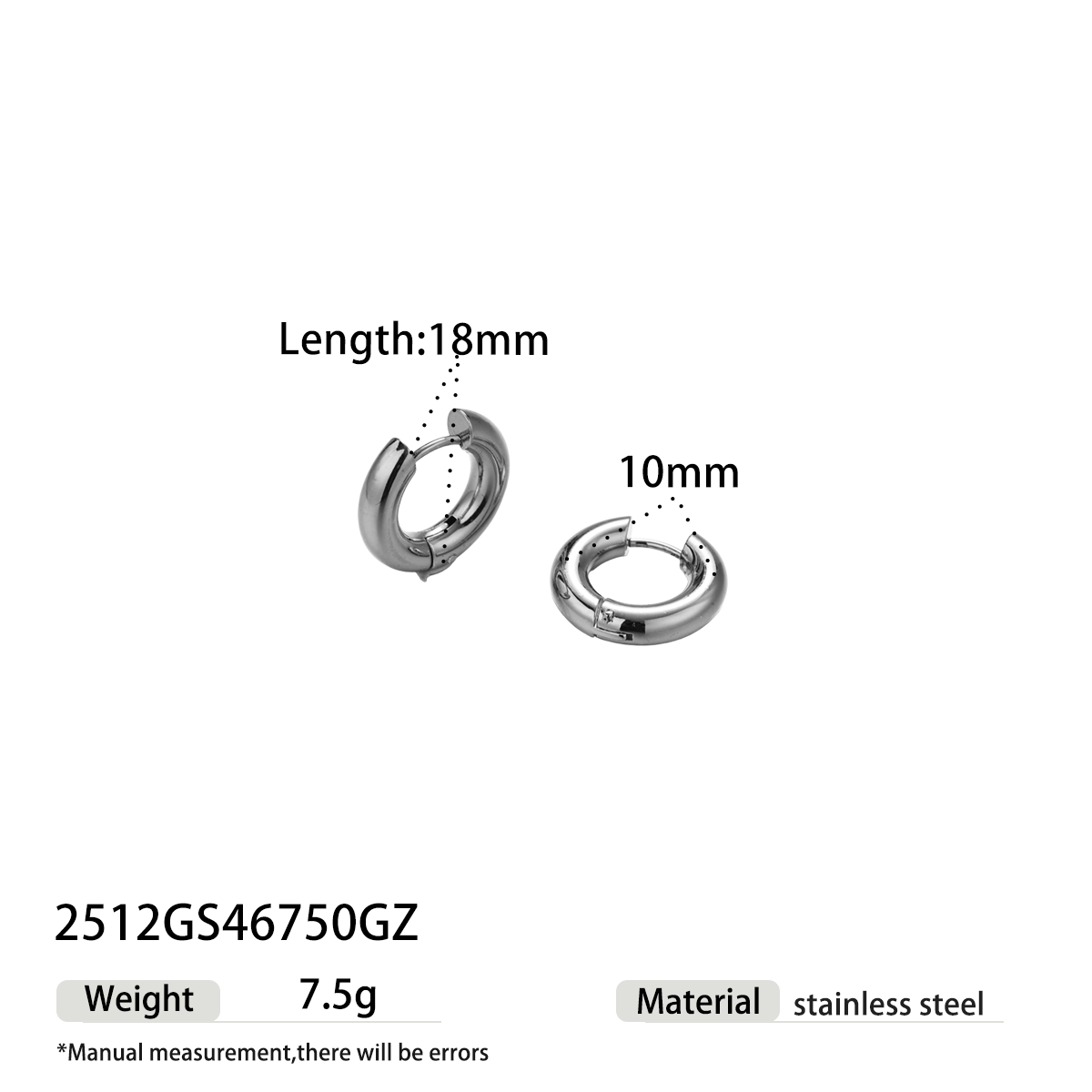 Geometric Earrings For Women Featuring Electroplated 304 Stainless Steel With 18K Real Gold Plated And PVD Coated Finish