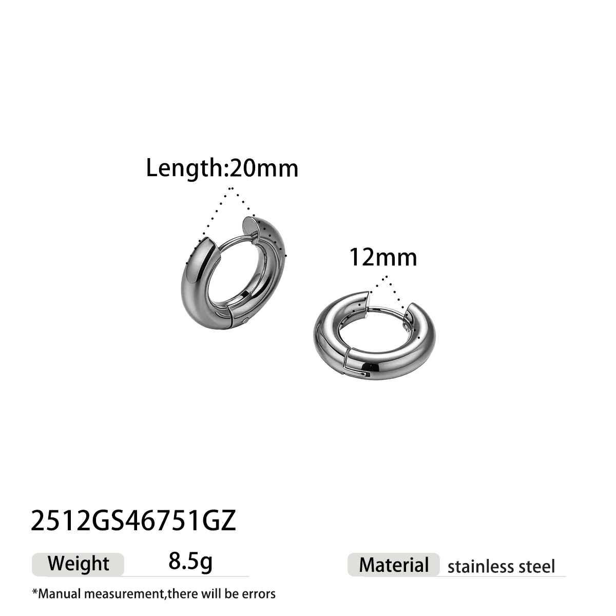 Geometric Earrings For Women Featuring Electroplated 304 Stainless Steel With 18K Real Gold Plated And PVD Coated Finish