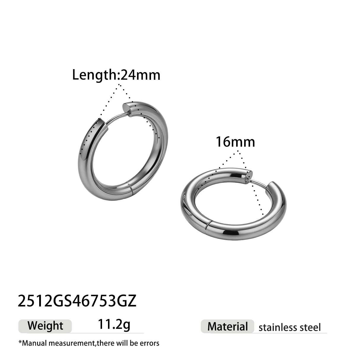 Geometric Earrings For Women Featuring Electroplated 304 Stainless Steel With 18K Real Gold Plated And PVD Coated Finish