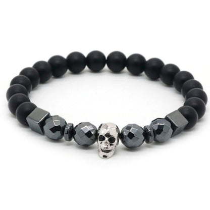 Golden Copper Skull Bracelet Handmade For Men's Fashion Accessories