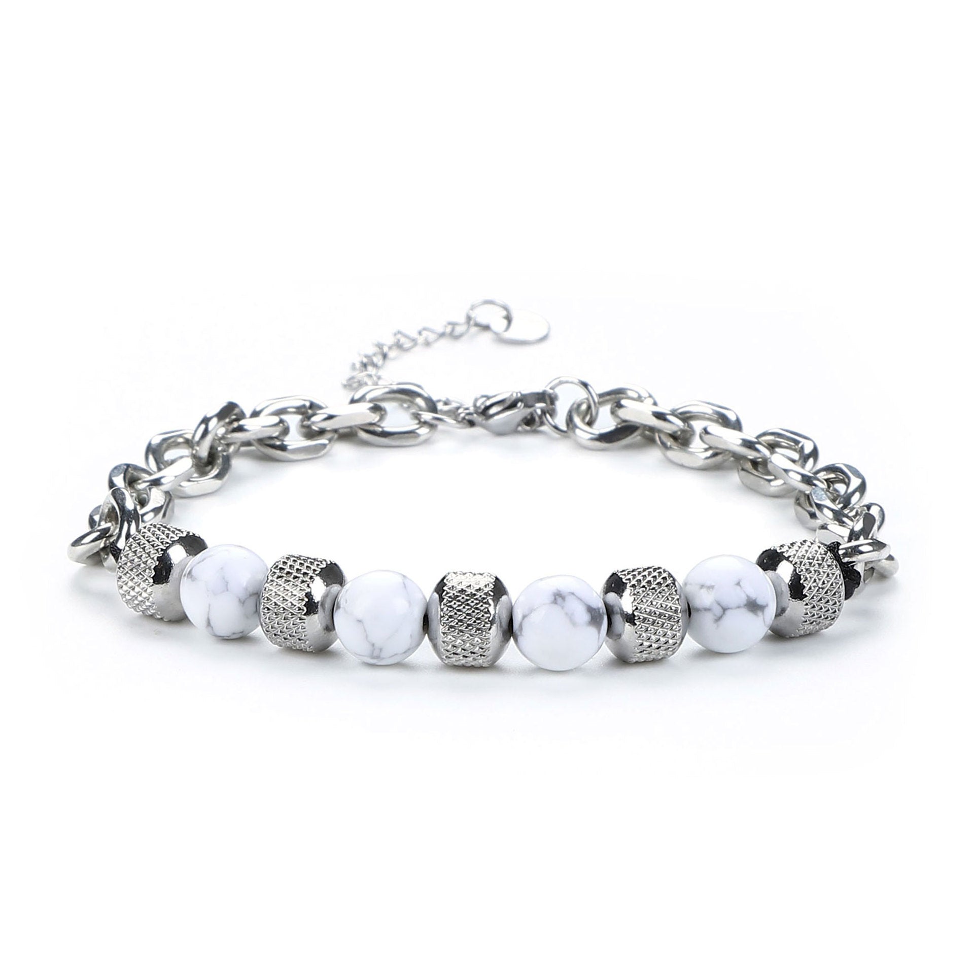 Men's Hip-Hop Cross Bracelet In Black Featuring Durable 304 Stainless Steel