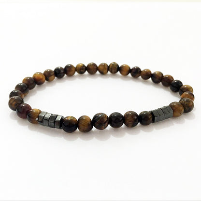 Men's Geometric Agate Bracelets Featuring Unique Design In Durable Material