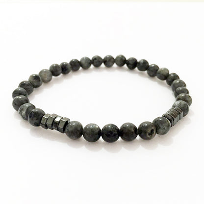 Men's Geometric Agate Bracelets Featuring Unique Design In Durable Material