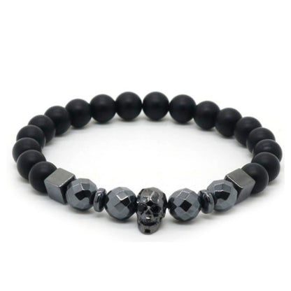 Golden Copper Skull Bracelet Handmade For Men's Fashion Accessories