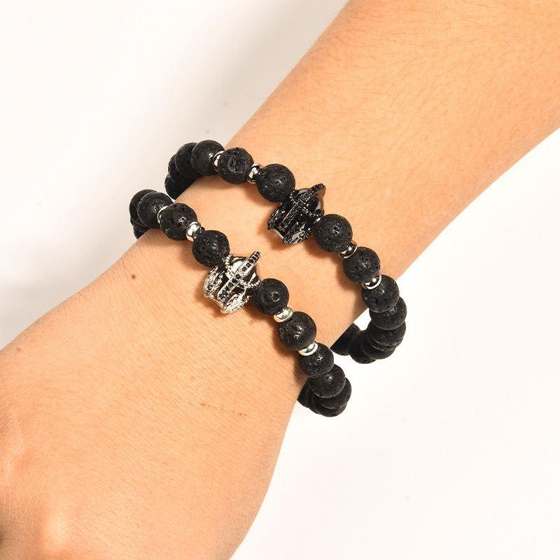 For Bracelets Featuring Natural Stone Material In Black Color