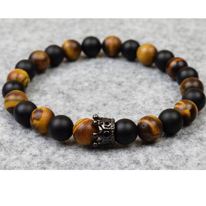 Golden Copper Skull Bracelet Handmade For Men's Fashion Accessories
