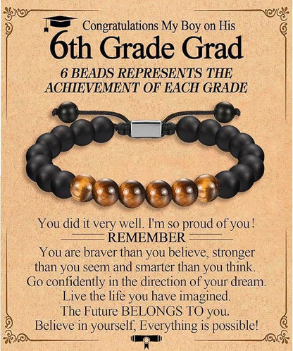 Men's Cross Bracelet In Black Tiger Eye Featuring Elegant Design