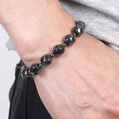 Handmade Tiger Eye Bracelet For Men And Women, Featuring Black Color, 1 Piece