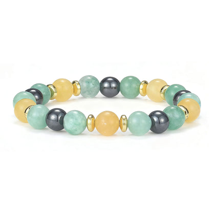 Men's Cross Bracelet In Black Tiger Eye Featuring Elegant Design