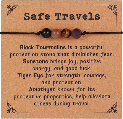 Men's Cross Bracelet In Black Tiger Eye Featuring Elegant Design