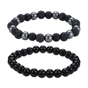 Bright Black Snowflake Volcano Cross Hematite 02