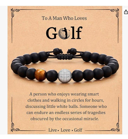 Men's Cross Bracelet In Black Tiger Eye Featuring Elegant Design