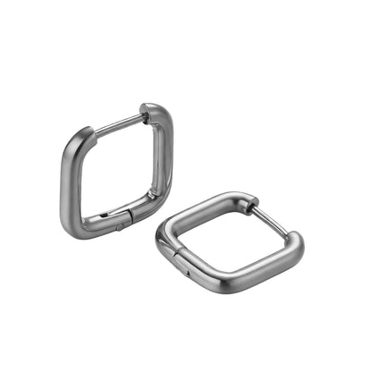 Geometric Earrings For Women Featuring Electroplated 304 Stainless Steel With 18K Real Gold Plated PVD Coating