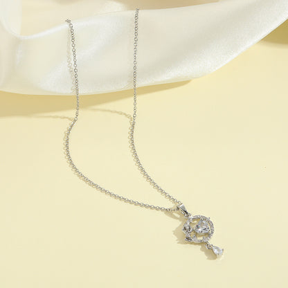 For Necklace Made Of Durable Titanium Steel Featuring A Stylish Golden Finish