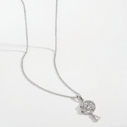 For Necklace Made Of Durable Titanium Steel Featuring A Stylish Golden Finish