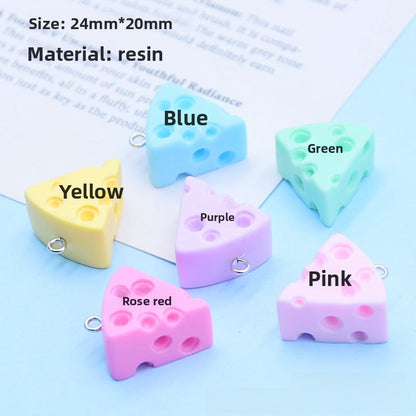 Jewelry Accessories Featuring Cake Pattern Made Of Durable Plastic In Colour