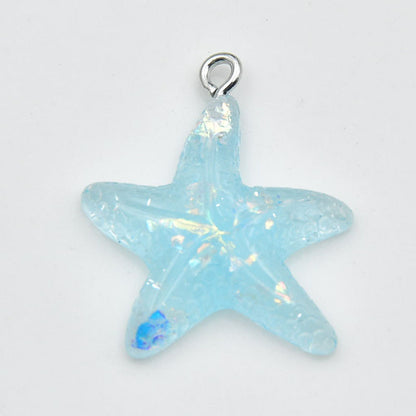 Starfish Love Charms Pendant In Beautiful Colour, Perfect Hanging Decoration