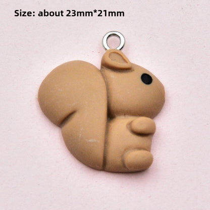 Resin Rabbit Love Charms Pendant In Colour, Perfect Hanging Decoration