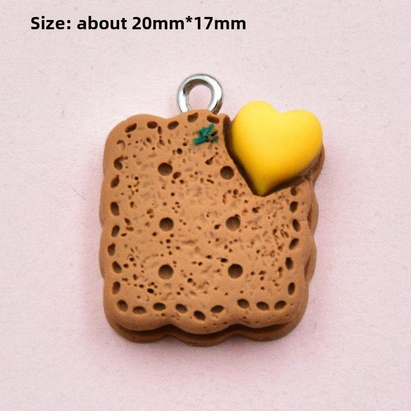 Resin Rabbit Love Charms Pendant In Colour, Perfect Hanging Decoration
