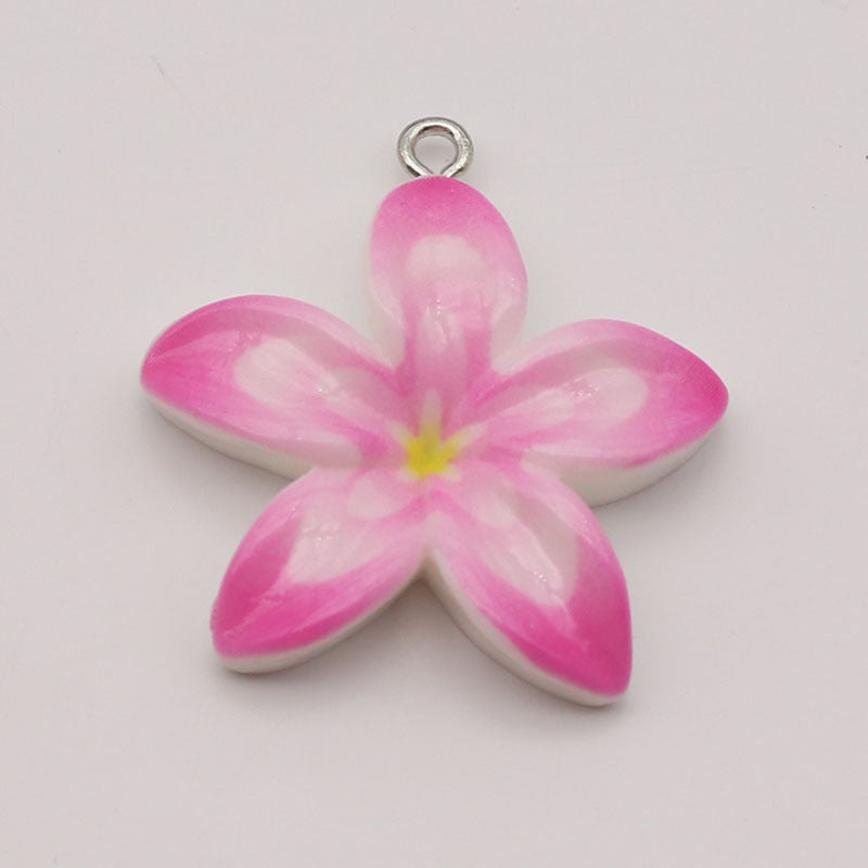 Ombre Resin Love Charms Pendant Featuring Beautiful Gradient Colors For Stylish Accessories