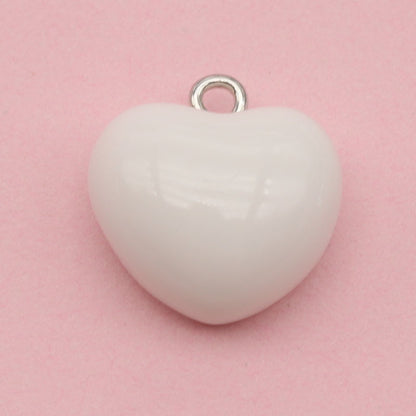Heart Shape Resin Love Charms Pendant, Romantic Hanging Decoration