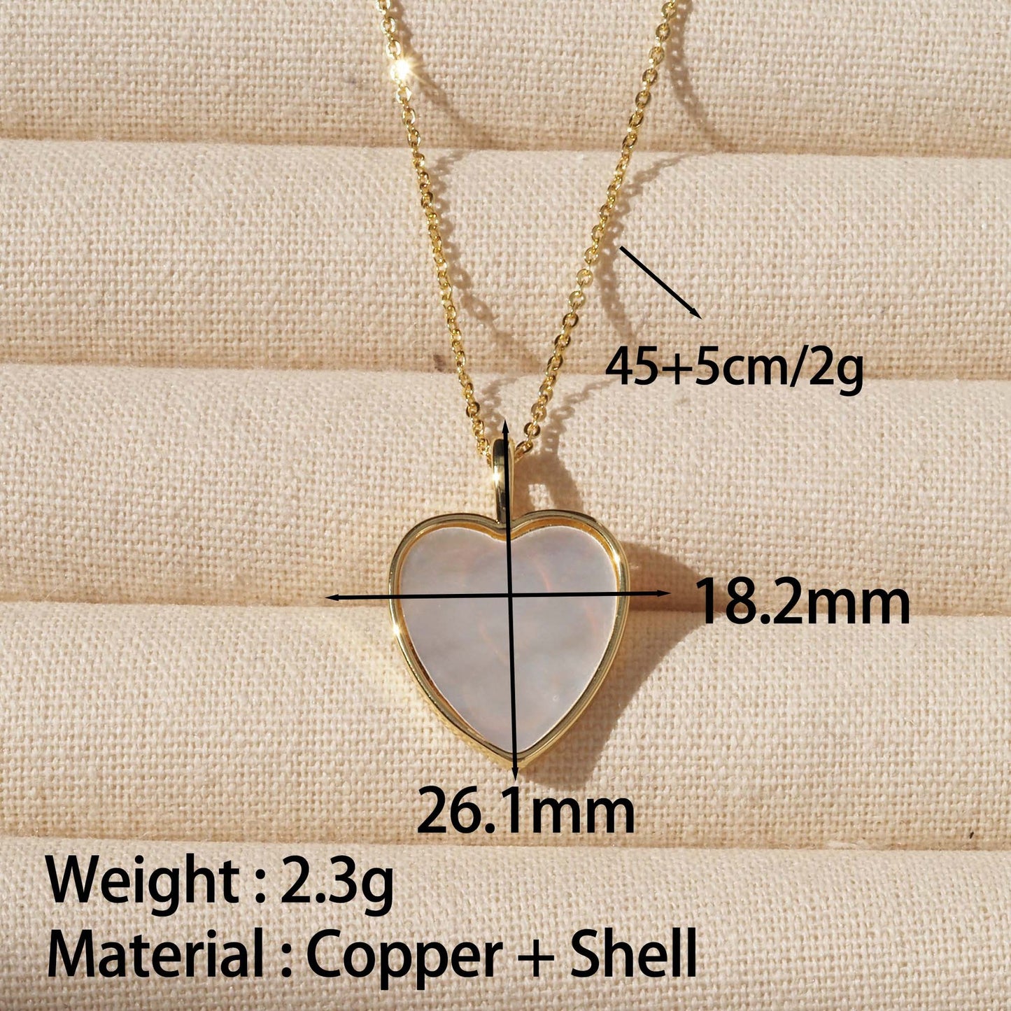Heart Shape Pendant For Love Charms In Golden Copper Featuring Electroplating Craft