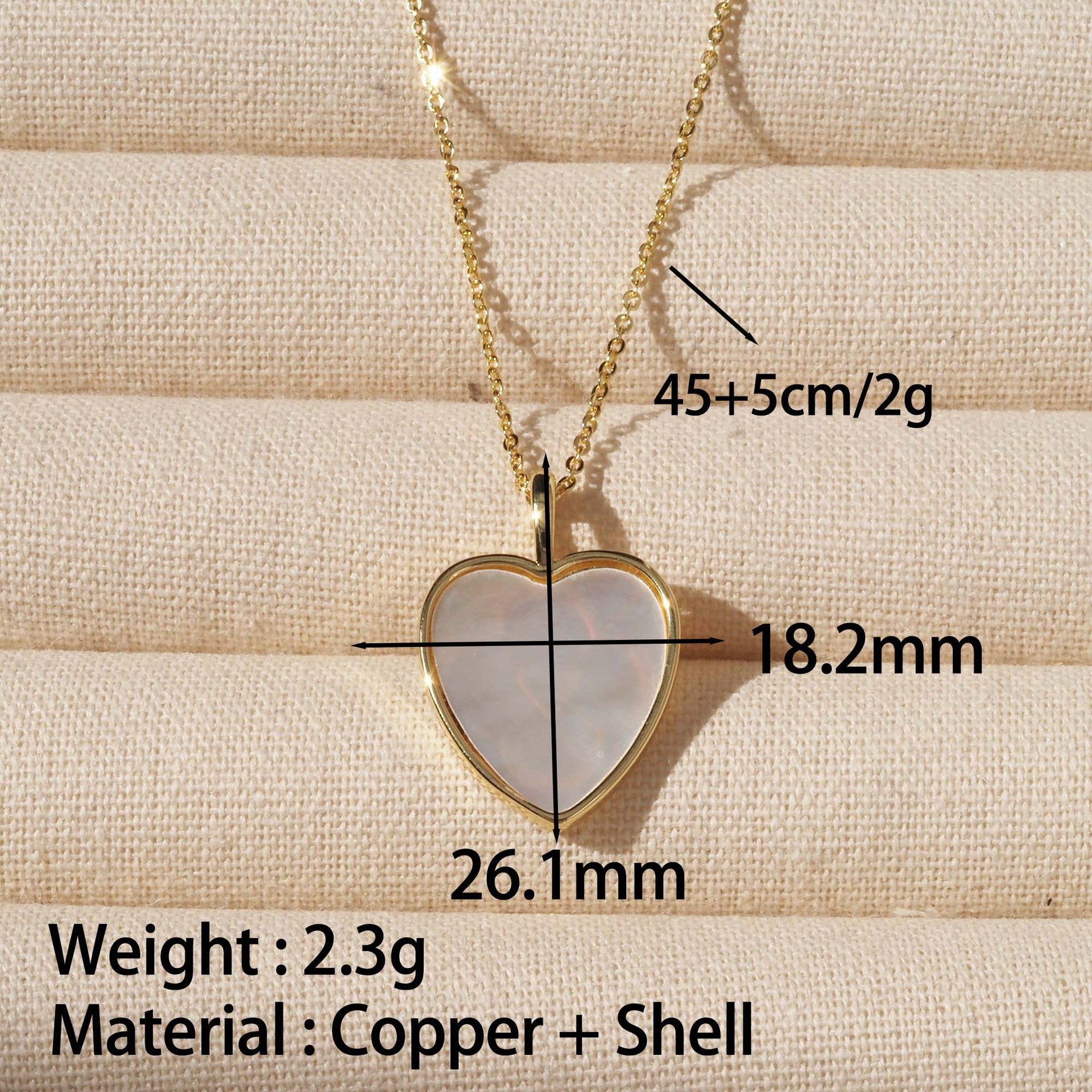 Heart Shape Pendant For Love Charms In Golden Copper Featuring Electroplating Craft