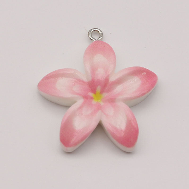 Ombre Resin Love Charms Pendant Featuring Beautiful Gradient Colors For Stylish Accessories