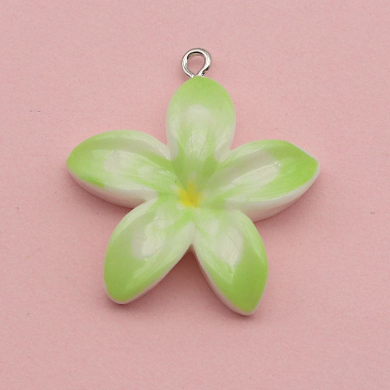 Ombre Resin Love Charms Pendant Featuring Beautiful Gradient Colors For Stylish Accessories