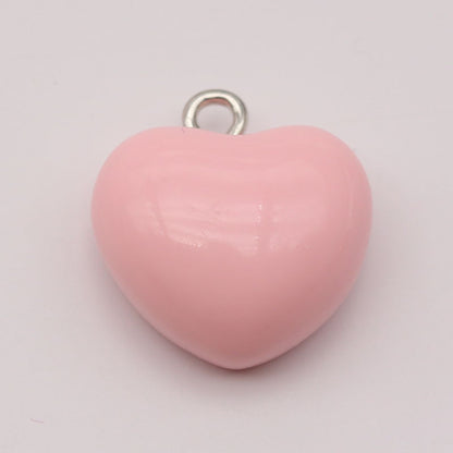 Heart Shape Resin Love Charms Pendant, Romantic Hanging Decoration