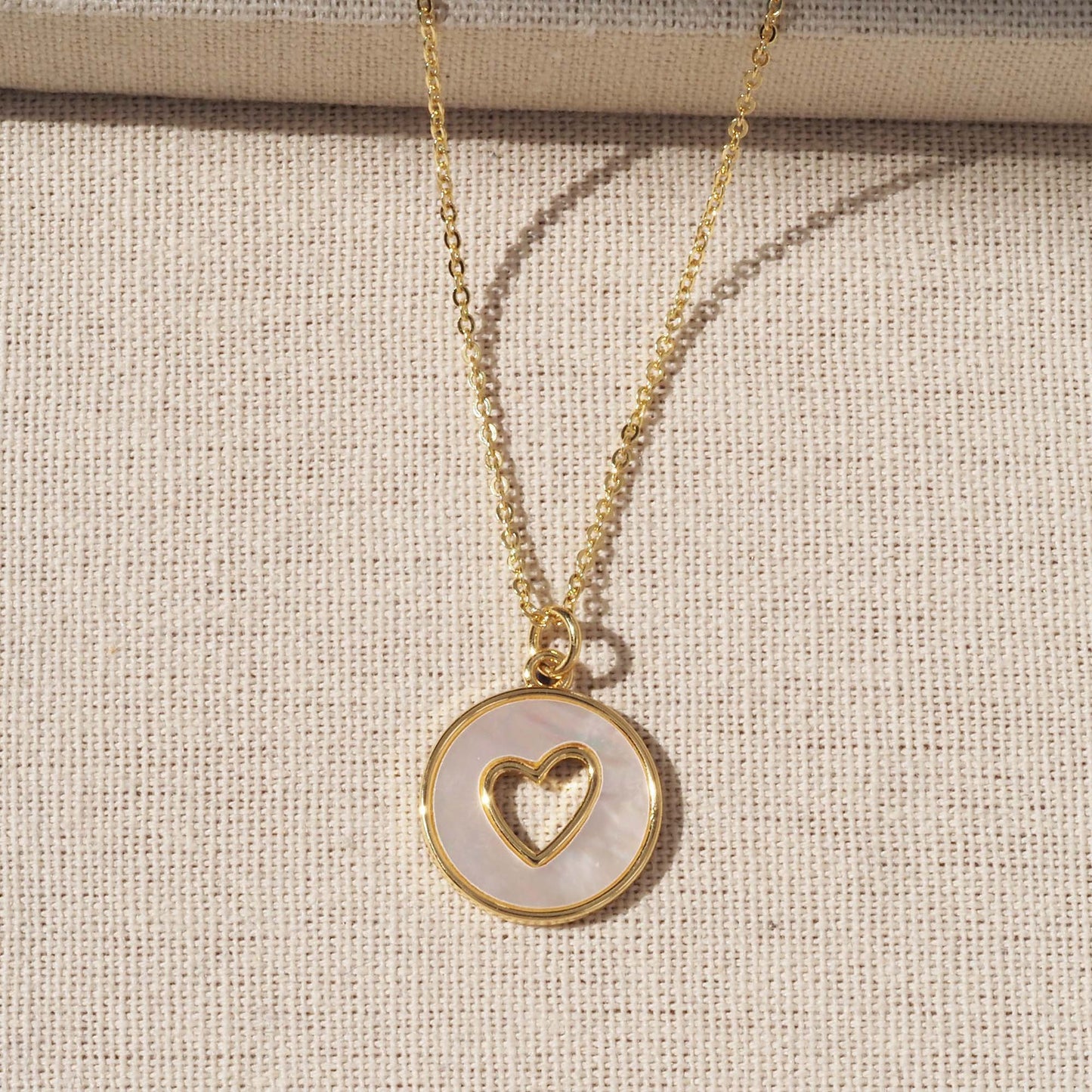Heart Shape Pendant For Love Charms In Golden Copper