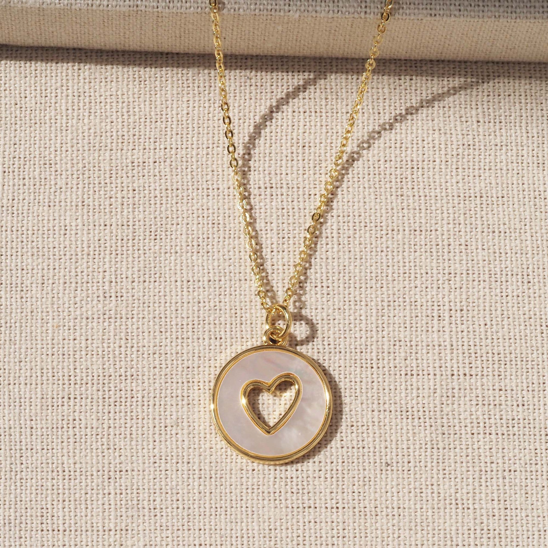 Heart Shape Pendant For Love Charms In Golden Copper