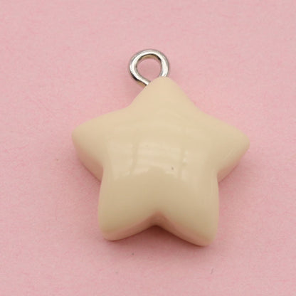 Heart Shape Resin Love Charms Pendant, Romantic Hanging Decoration