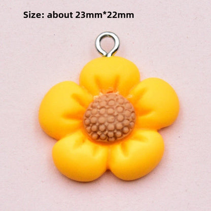 Resin Rabbit Love Charms Pendant In Colour, Perfect Hanging Decoration