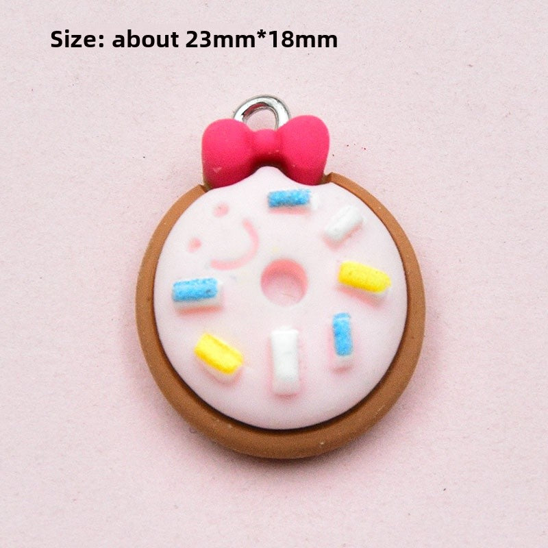 Resin Rabbit Love Charms Pendant In Colour, Perfect Hanging Decoration