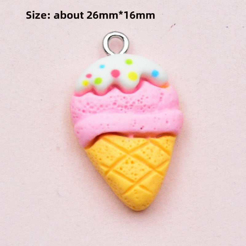 Resin Rabbit Love Charms Pendant In Colour, Perfect Hanging Decoration