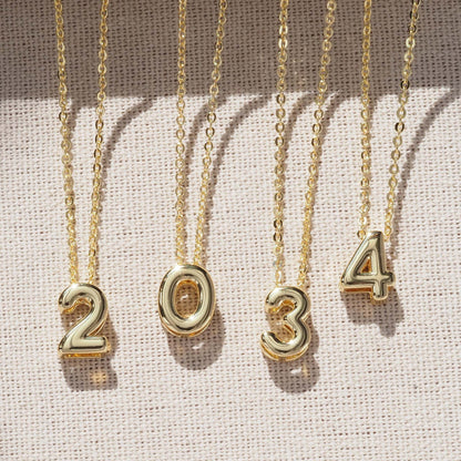 Number Pendant For Love Charms Made Of Copper