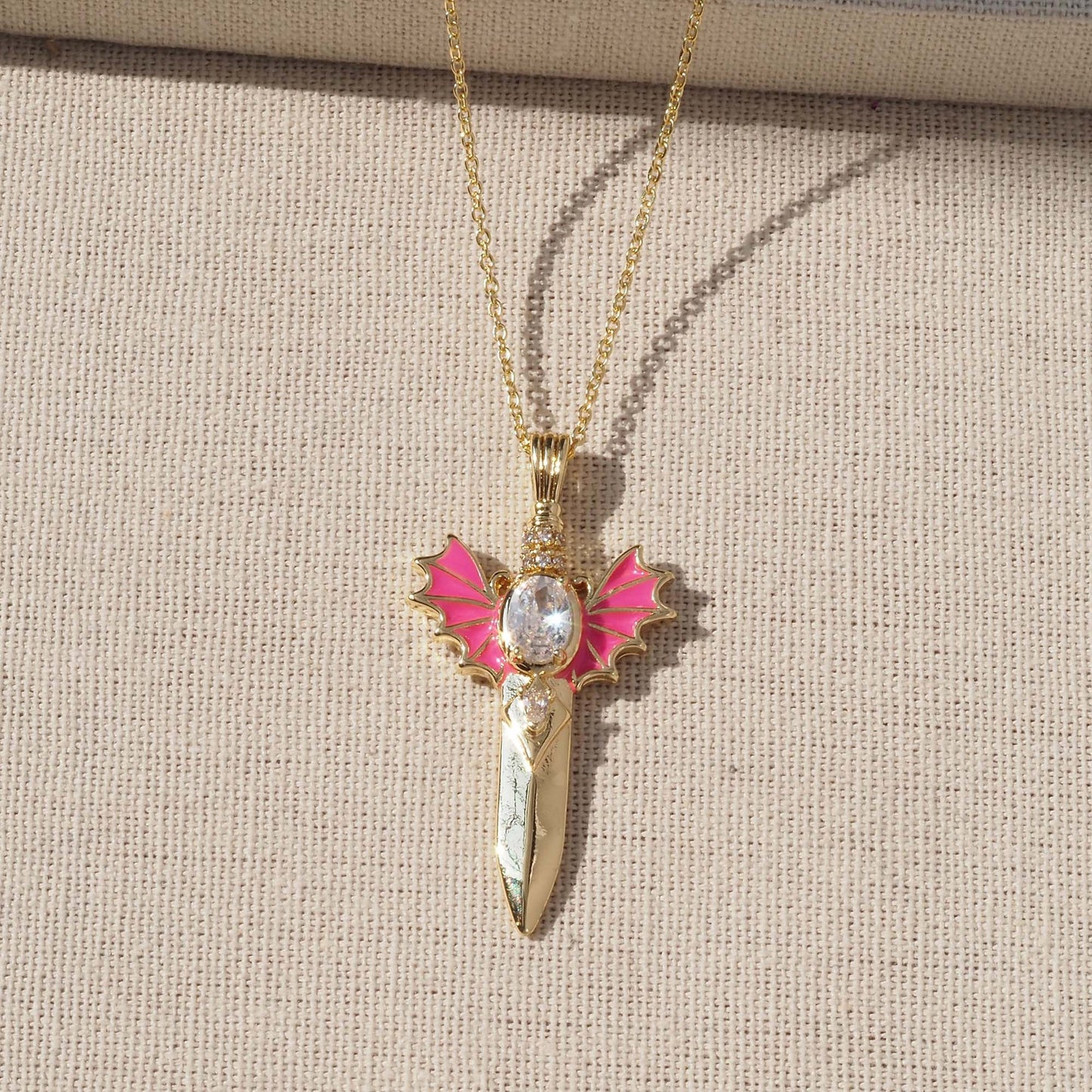 Angel Wings Pendant For Love Charms Featuring Enamel Craft