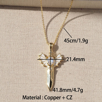 Angel Wings Pendant For Love Charms Featuring Enamel Craft