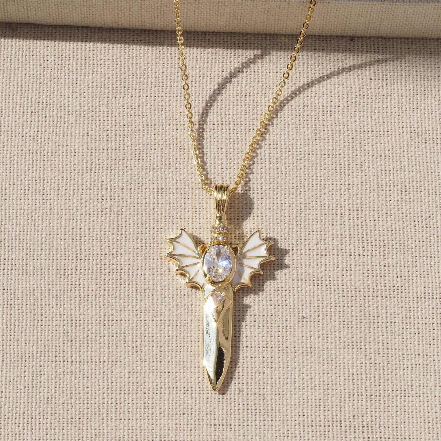 Angel Wings Pendant For Love Charms Featuring Enamel Craft